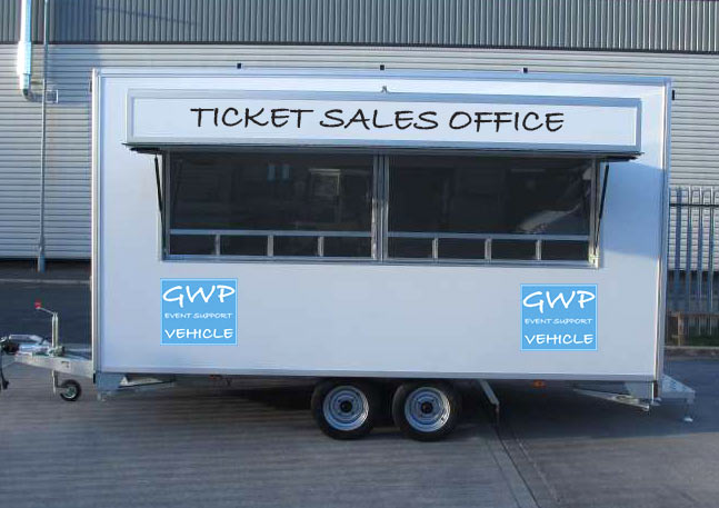 Ticket booth for hire
